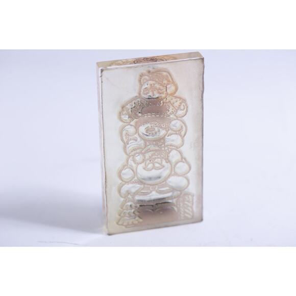 Funny, Santa, Snowman, Teddy Bear, Message Stamp, Christmas, Holiday Greetings - Picture 2 of 3